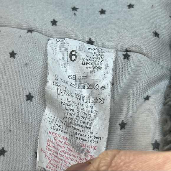 3 Pommes Baby Gray Faux Fur Coat size 6 months cozy warm classic fall winter yum - Picture 5 of 8